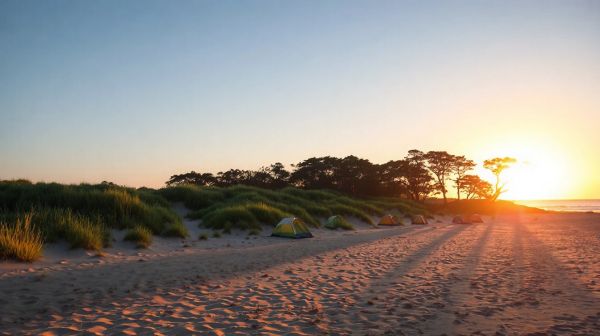 Top 5 sites de camping sur la côte atlantique pour explorer la nature